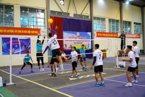 Giải thi đấu bóng chuyền hơi trước Đại hội Thể dục thể thao tỉnh Điện Biên lần thứ XII