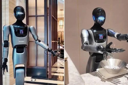 Khách sạn Trung Quốc dùng robot lễ tân, dọn phòng cực thông minh