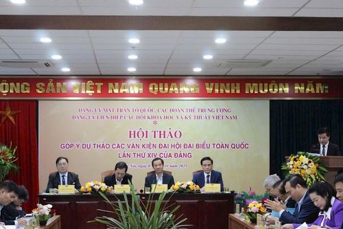 Đội ngũ trí thức khoa học – công nghệ phát huy vai trò tiên phong trong góp ý Văn kiện Đại hội XIV của Đảng