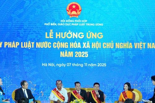 Lan tỏa tinh thần đổi mới, thượng tôn pháp luật – nhìn từ những Gương sáng Pháp luật năm 2025
