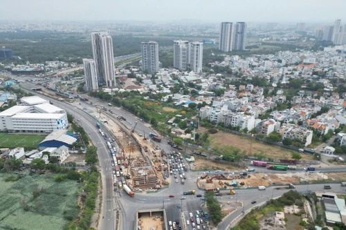 Khu đô thị chồng ranh giới hơn 2 ha đất với dự án nút giao thông lớn nhất TPHCM