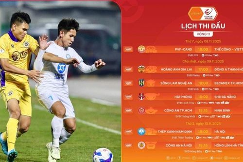 Vòng 11 V-League 2025/26: Ninh Bình đấu CA TP HCM