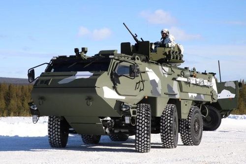 Latvia bàn giao hàng chục xe bọc thép Patria 6x6 cho Ukraine