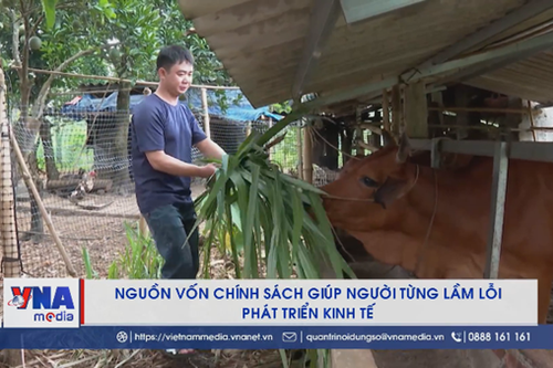 Nguồn vốn chính sách giúp người từng lầm lỗi phát triển kinh tế