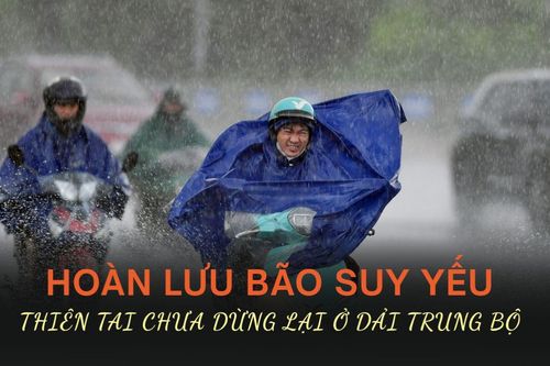 Bão tan, hiểm nguy chưa dứt: Mưa lũ 'chuyển hướng' đe dọa từ Thanh Hóa đến Đà Nẵng