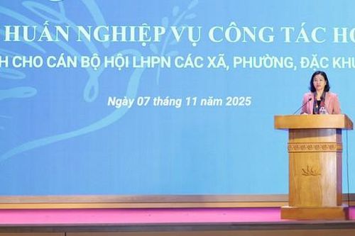 Gần 40 nghìn cán bộ Hội LHPN cấp xã tham gia tập huấn nghiệp vụ công tác Hội
