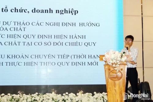 Phổ biến các quy định pháp luật liên quan đến hoạt động hóa chất