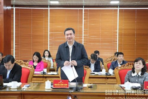 Đoàn công tác Bộ Nông nghiệp và Môi trường làm việc tại tỉnh Lạng Sơn