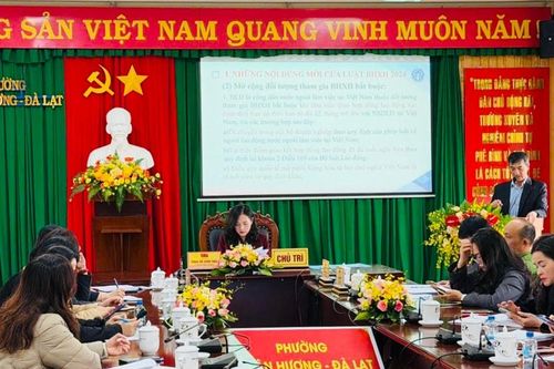 Phường Xuân Hương - Đà Lạt tăng cường trách nhiệm tham gia BHXH, BHYT cho người lao động