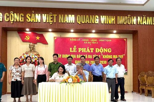 Xã Đạ Tẻh 2 quyết tâm xây dựng địa bàn 'Không ma túy' giai đoạn 2025 - 2030