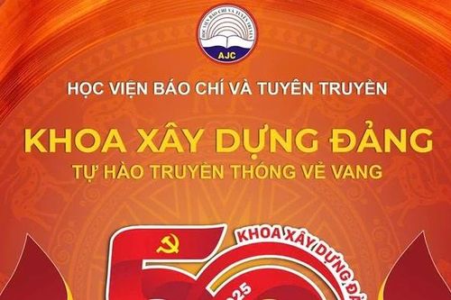 Lễ kỷ niệm 50 năm thành lập Khoa Xây dựng Đảng và đón nhận Huân chương Lao động hạng Ba sẽ diễn ra sáng 15/11/2025