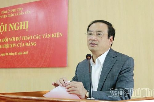 Phú Thọ lấy ý kiến đối với dự thảo các văn kiện trình Đại hội XIV của Đảng