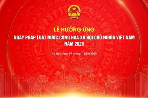 Lễ hưởng ứng Ngày Pháp luật nước Cộng hòa xã hội chủ nghĩa Việt Nam năm 2025