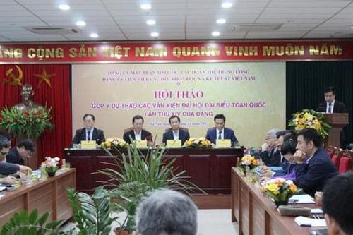 Phát huy trí tuệ đội ngũ trí thức góp phần hoàn thiện Dự thảo Văn kiện Đại hội XIV của Đảng