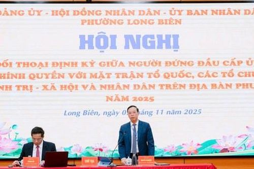 Phường Long Biên: Đối thoại, giải đáp kiến nghị của người dân