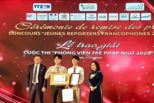 14 tác phẩm xuất sắc được trao Giải 'Phóng viên trẻ Pháp ngữ'