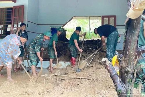 Lữ đoàn 574, Quân khu 5 hỗ trợ nhân dân khắc phục mưa lũ