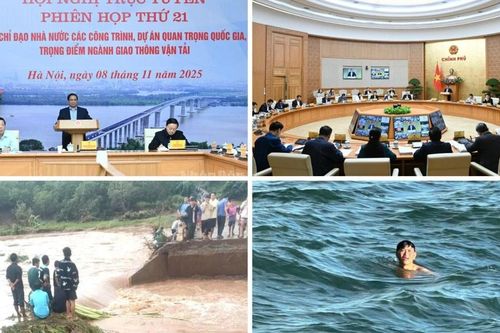 Tin nổi bật ngày 8/11: Thủ tướng chỉ đạo tăng tốc các dự án giao thông trọng điểm; cứu vớt được cả 3 người mất tích trên biển Lý Sơn