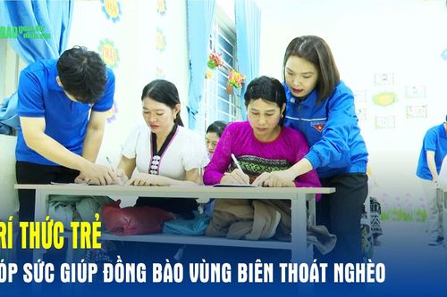 Trí thức trẻ góp sức giúp đồng bào vùng biên thoát nghèo