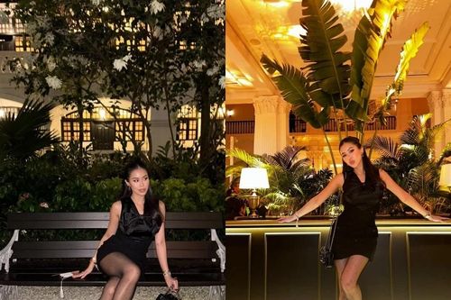 Tiên Nguyễn dát đồ hiệu tiền tỷ tham dự show thời trang
