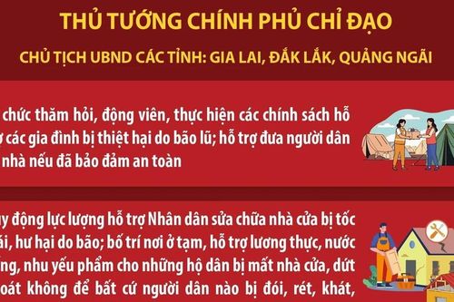 Thủ tướng chỉ đạo khắc phục hậu quả bão số 13, không để dân rét, thiếu đói