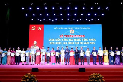 Hà Nội tuyên dương người lao động có sáng kiến sáng tạo