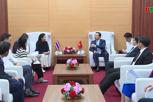 Bí thư Tỉnh ủy Trần Tiến Dũng tiếp Đại sứ Đặc mệnh toàn quyền Vương quốc Thái Lan tại Việt Nam