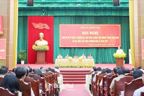 Tỉnh ủy Đồng Nai tổ chức Hội nghị chuyên đề về một số nhiệm vụ, giải pháp trọng tâm những tháng cuối năm
