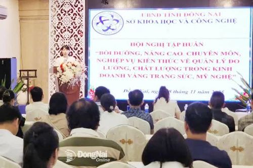 Tập huấn về quản lý đo lường chất lượng trong kinh doanh vàng trang sức, mỹ nghệ