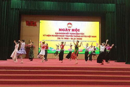Ngày hội Đại đoàn kết toàn dân tộc liên tổ dân phố: Pá Kéo, Noong Kiêng, Nậm Nhùn, Nậm Hàng, Sông Đà