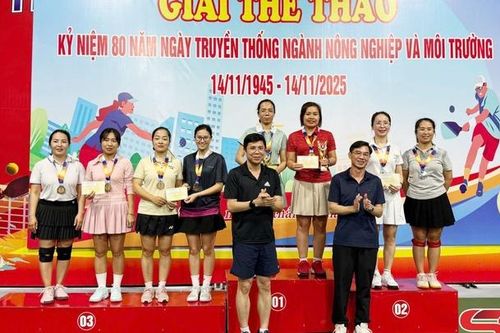 Giải thể thao chào mừng 80 năm Ngày truyền thống ngành Nông nghiệp và Môi trường