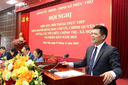Xã Phúc Thọ đối thoại, tháo gỡ nhiều vấn đề dân sinh