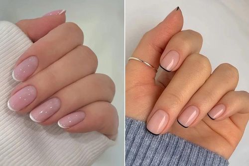 Biến tấu đơn giản giúp bộ nail tối giản trở nên đặc biệt hơn trong mùa lễ hội