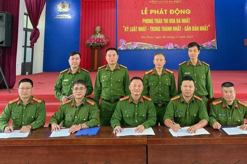 Lan tỏa tinh thần 'Ba Nhất' toàn lực lượng Công an xã Đa Phúc