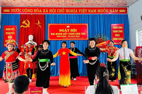 Tuyên Quang: Chung vui Ngày hội Đại đoàn kết toàn dân tộc ở thôn Riềng