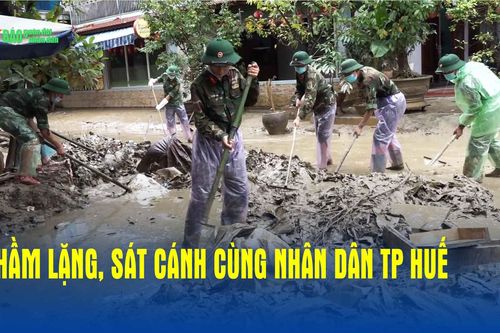 Thầm lặng, sát cánh cùng nhân dân TP Huế