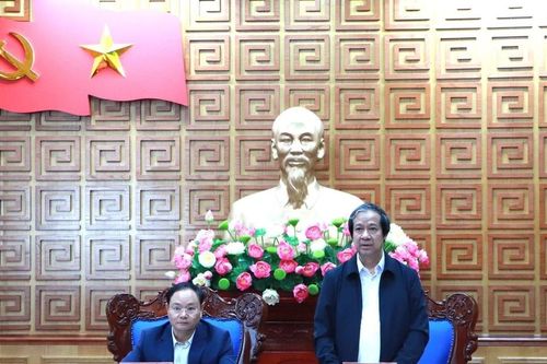 Bộ trưởng Nguyễn Kim Sơn làm việc với tỉnh Lai Châu