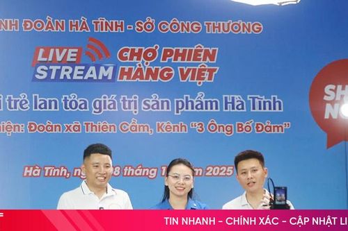 Tuổi trẻ Hà Tĩnh tích cực đưa sản phẩm quê hương lên không gian số