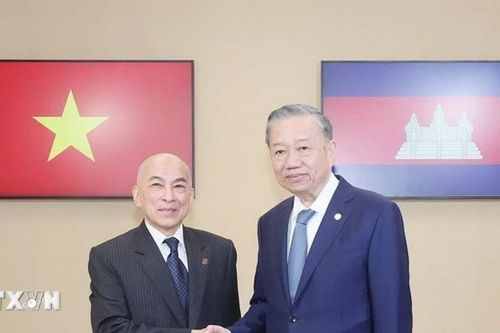Lãnh đạo Đảng, Nhà nước chúc mừng kỷ niệm 72 năm Quốc khánh Vương quốc Campuchia