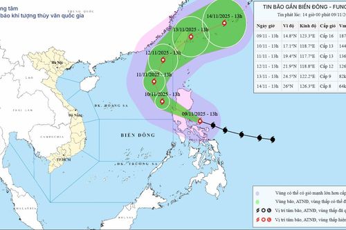 Bão Fung-wong có cường độ mạnh thêm, hướng về khu vực Bắc Biển Đông