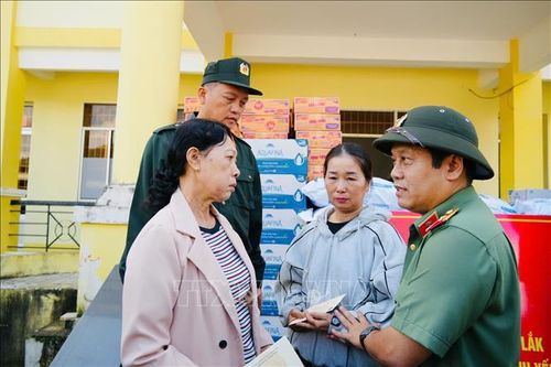 Hỗ trợ người dân Đắk Lắk khắc phục hậu quả cơn bão số 13