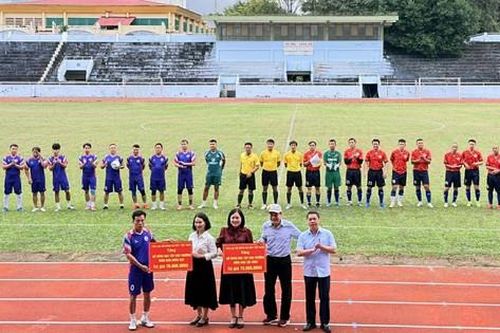 Liên đoàn Bóng đá tỉnh Lạng Sơn tổ chức giao lưu bóng đá, lan tỏa tinh thần thể thao và thiện nguyện