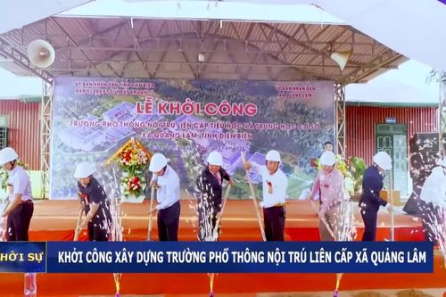 Khởi công xây dựng Trường Phổ thông nội trú liên cấp xã Quảng Lâm