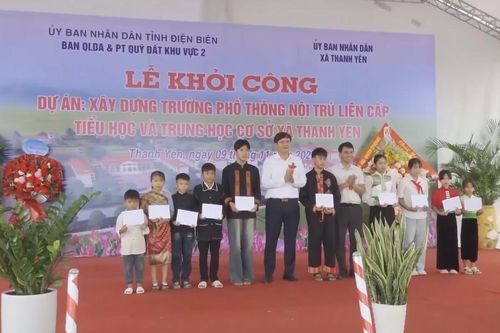 Khởi công xây dựng Trường Phổ thông nội trú liên cấp xã Thanh Yên