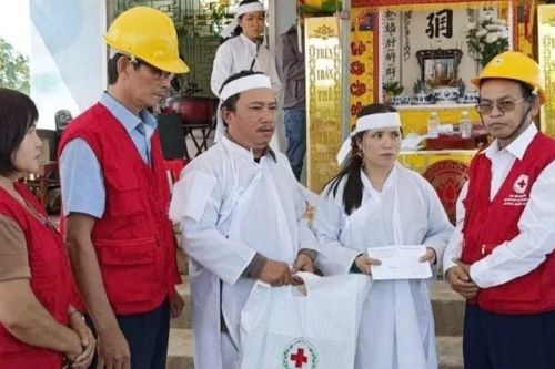 Hội Chữ thập đỏ Gia Lai kêu gọi hỗ trợ người dân khắc phục hậu quả bão số 13