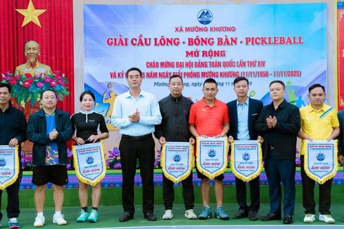 Mường Khương tổ chức thành công Giải Cầu lông - Bóng bàn - Pickleball mở rộng năm 2025