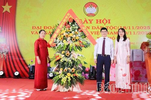 Ngày hội Đại đoàn kết thôn Phú Hạnh, xã Thổ Tang