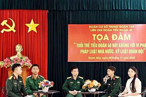 Các đơn vị thuộc Bộ Chỉ huy quân sự tỉnh Thanh Hóa triển khai chuỗi sự kiện tuyên truyền pháp luật