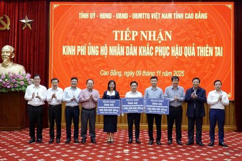 Tiếp nhận 2 tỷ đồng kinh phí hỗ trợ khắc phục hậu quả thiên tai từ Bộ Xây dựng
