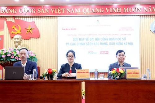 Đối thoại chính sách về đại hội công đoàn và bảo hiểm xã hội